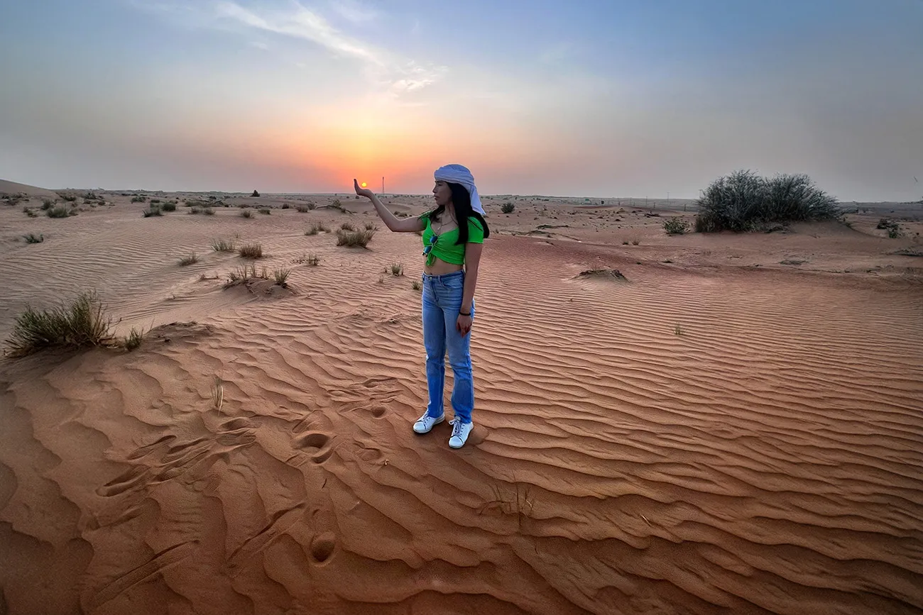 Quad bike adventure in Dubai desert