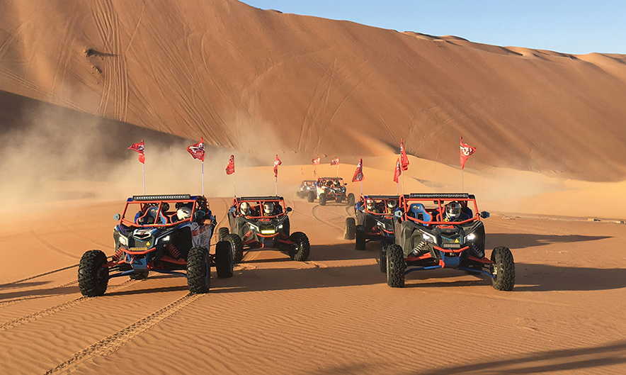 CANAM X3 1300 CC 2-seater buggy in Dubai desert